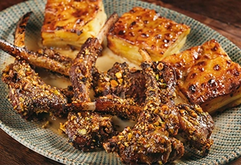 FRIED_LAMB_RIB  - Georgian dish